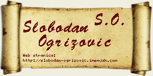 Slobodan Ogrizović vizit kartica